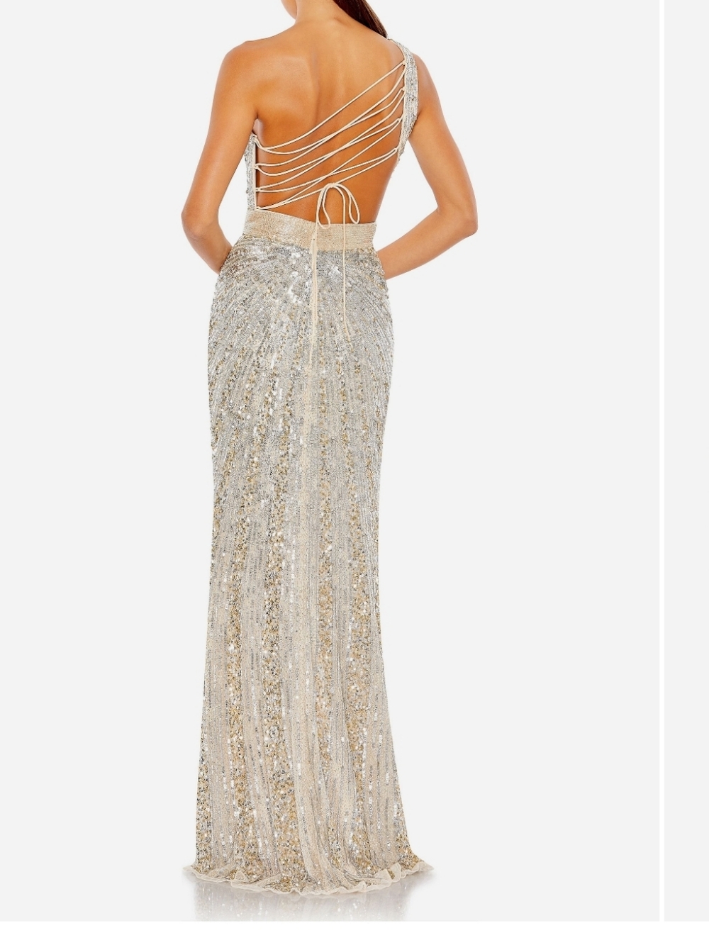 Mac Duggal sequin gown dress - Picture 3 of 11